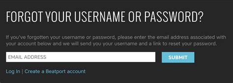 I forgot my username or password .